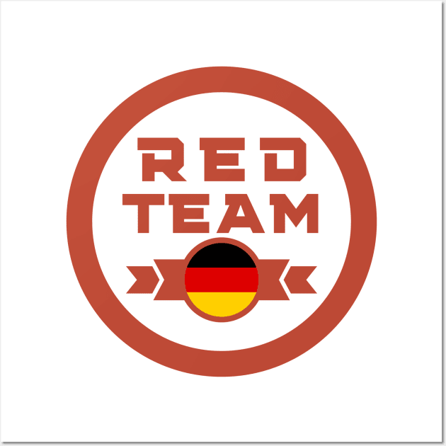 Cybersecurity Red Team Germany Gamification Badge CTF Wall Art by FSEstyle